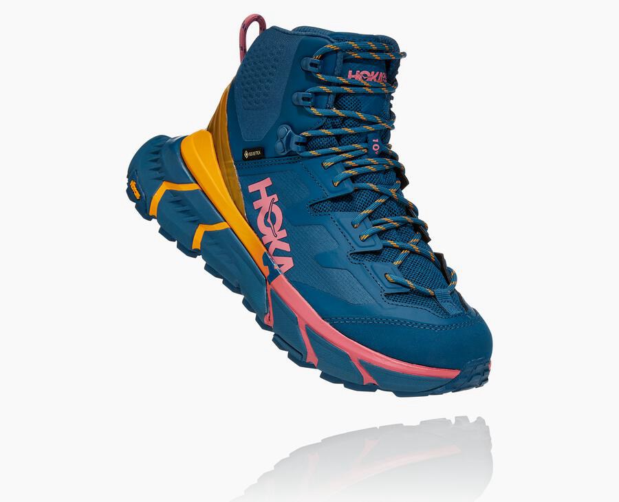 Hiking Boots Womens - Hoka One One TenNine Hike GORE-TEX - Blue - VTXSMGJ-64